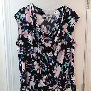 New Black Floral Top